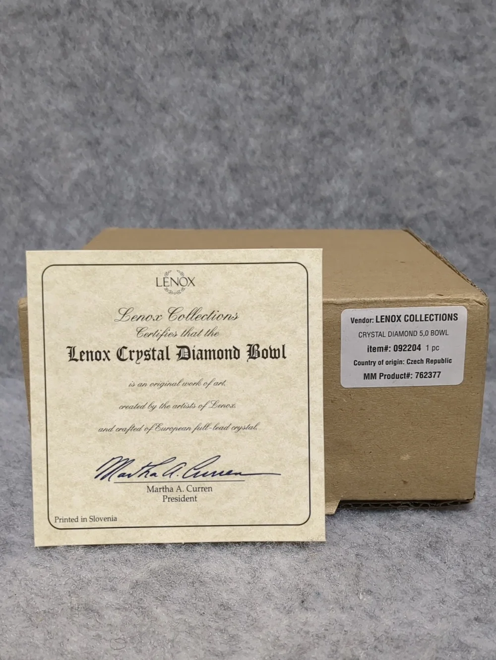 Vintage Lenox Full Lead Crystal 5